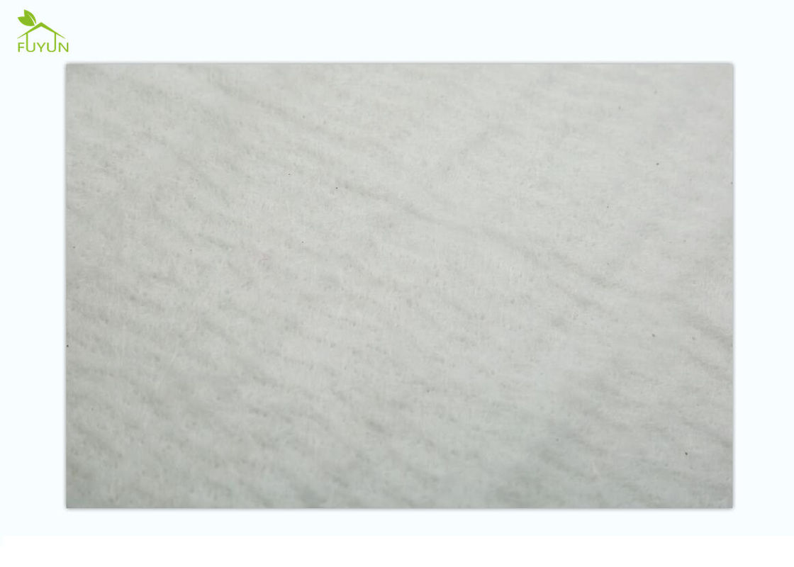 White 450gsm 6 Oz Non Woven Geotextile Fabric 3.1mm For Parking Lots